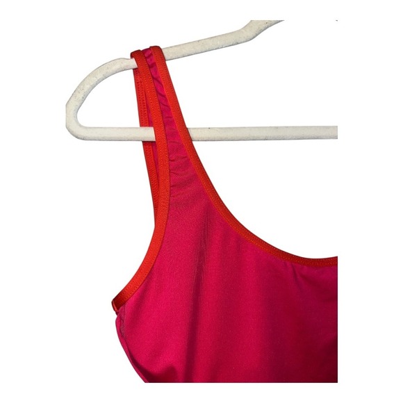 Michael Kors Pink Scoop Neck One Piece Swimsuit, Size 10 - Picture 2 of 6